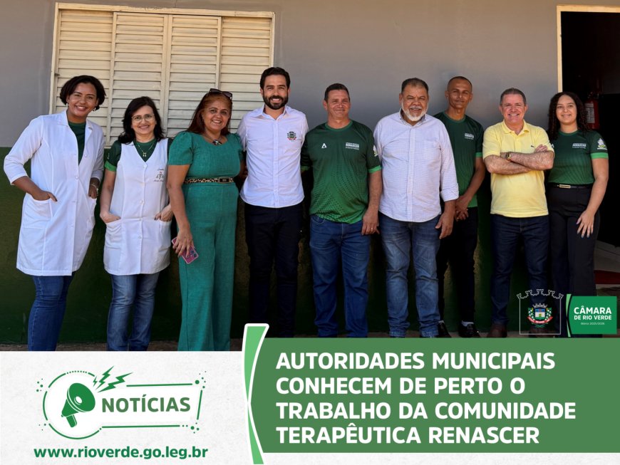 Câmara Municipal visita Comunidade Terapêutica Renascer
